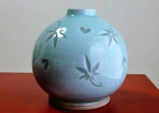 花生｜花瓶｜京都清水焼・陶器のやまなか雅陶